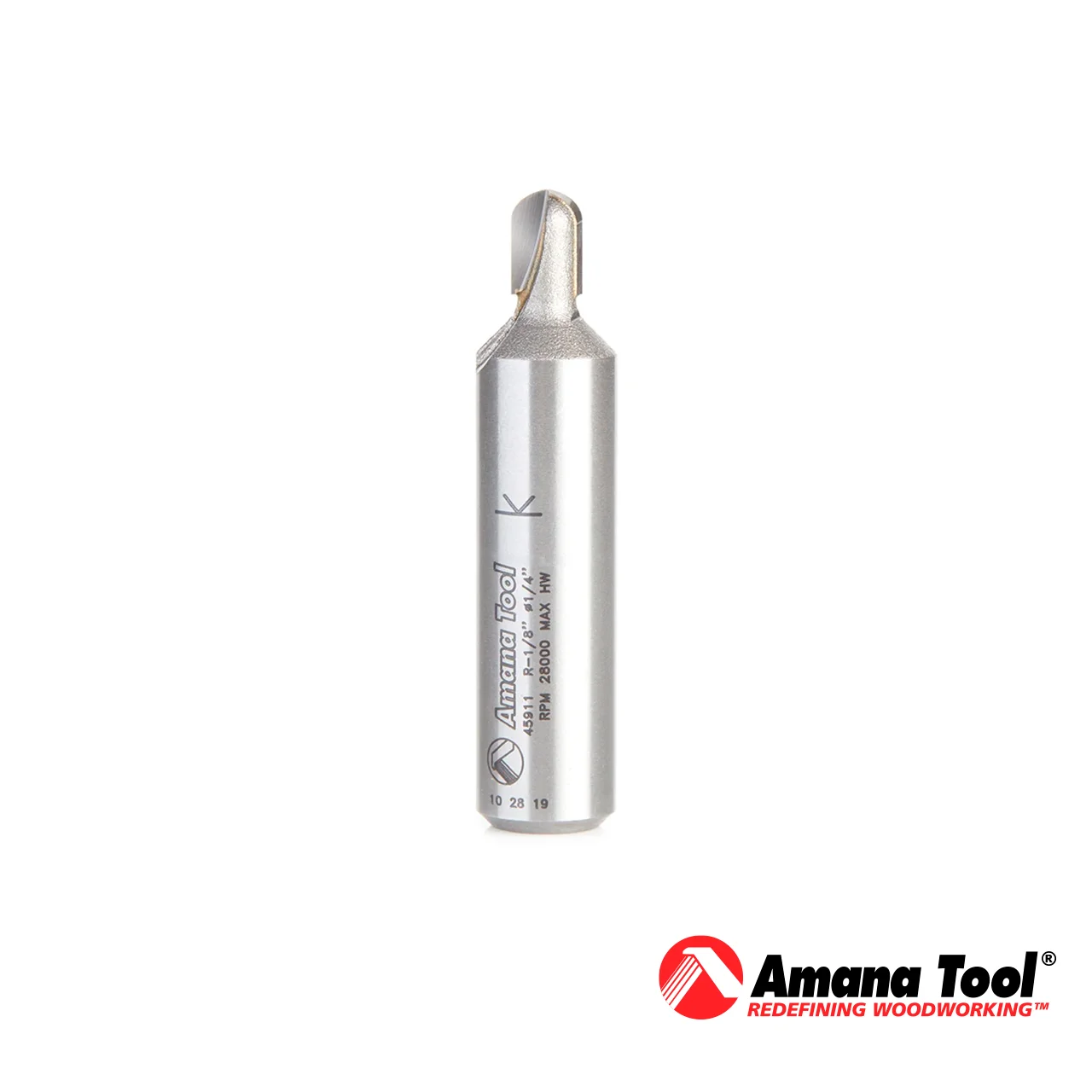 45911 – Fresa para madera | Punta de carburo | 1/4" de diámetro