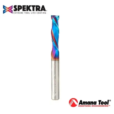 46350-K (Bajo pedido: 10-12 días) - Fresa CNC 1/4" | Corte 1" | Mortajas | Carburo