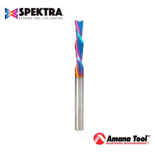 46416-K (Bajo pedido: 10-12 días) - Fresa CNC de alta precisión | Recubrimiento antidesgaste | 1/4"