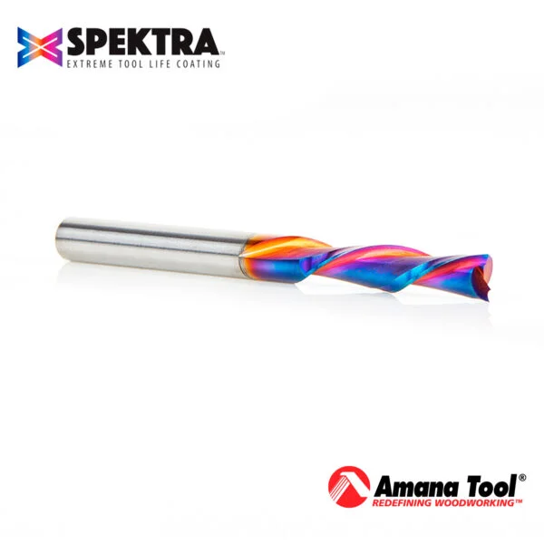 46416-K (Bajo pedido: 10-12 días) - Fresa CNC de alta precisión | Recubrimiento antidesgaste | 1/4" - Imagen 3
