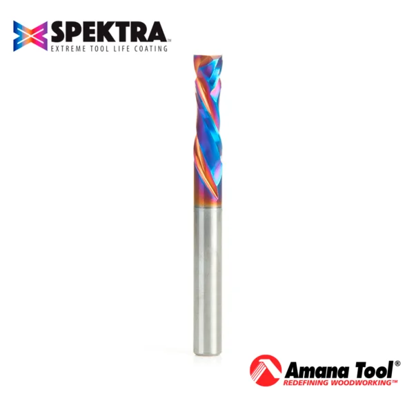 46700-K (Bajo pedido 10-12 días) - Fresa para madera contrachapada | 2 ranuras | 7/8" corte