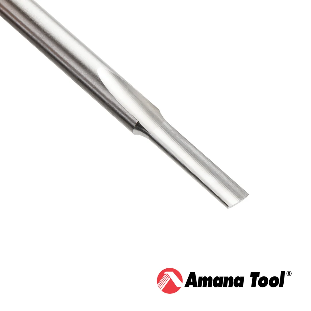 HSS1503 (Bajo pedido: 10-12 días) – Fresa HSS de un solo filo 3/16" | Para plásticos - Imagen 4