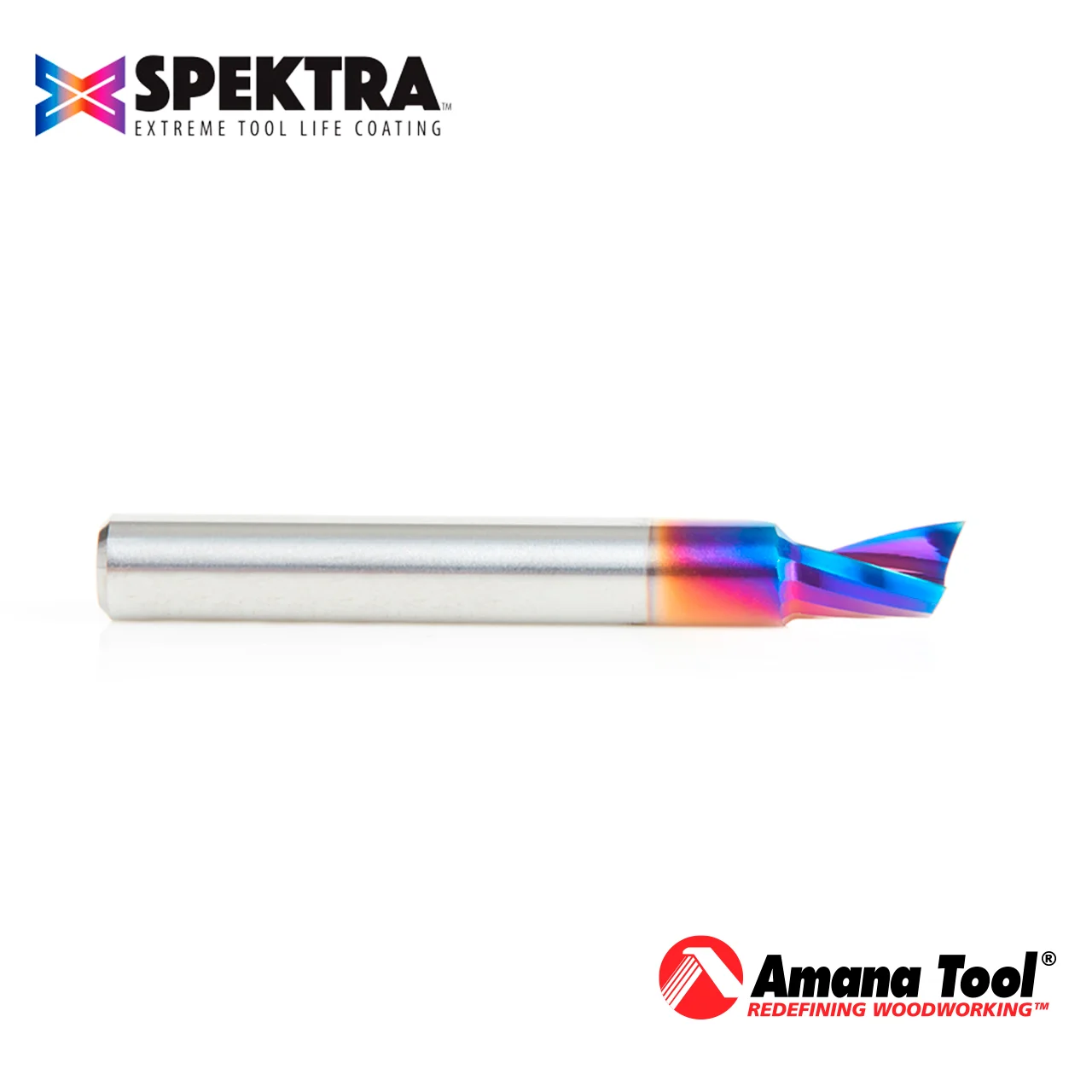 51425-K (Bajo pedido: 10-12 días) - Fresa CNC 1/4" | Corte 3/8" | Vástago 1/4" | Plástico - Imagen 2