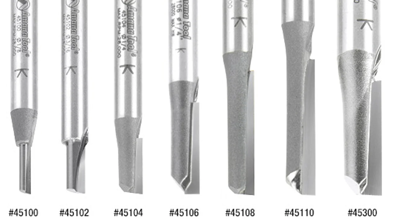 45100 – Fresa de un solo filo 1/8" | Alta producción | Punta de metal duro - Imagen 4