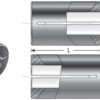 RB-113 - Reductor de precisión de acero de 1/2" a 6mm - Imagen 3