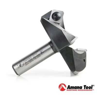 RC-2255 (Bajo pedido 10-12 días Aprox) - Fresa de inserción de carburo de 3 alas 2-1/2" para spoilboards: profundidad de pasada 1/2"