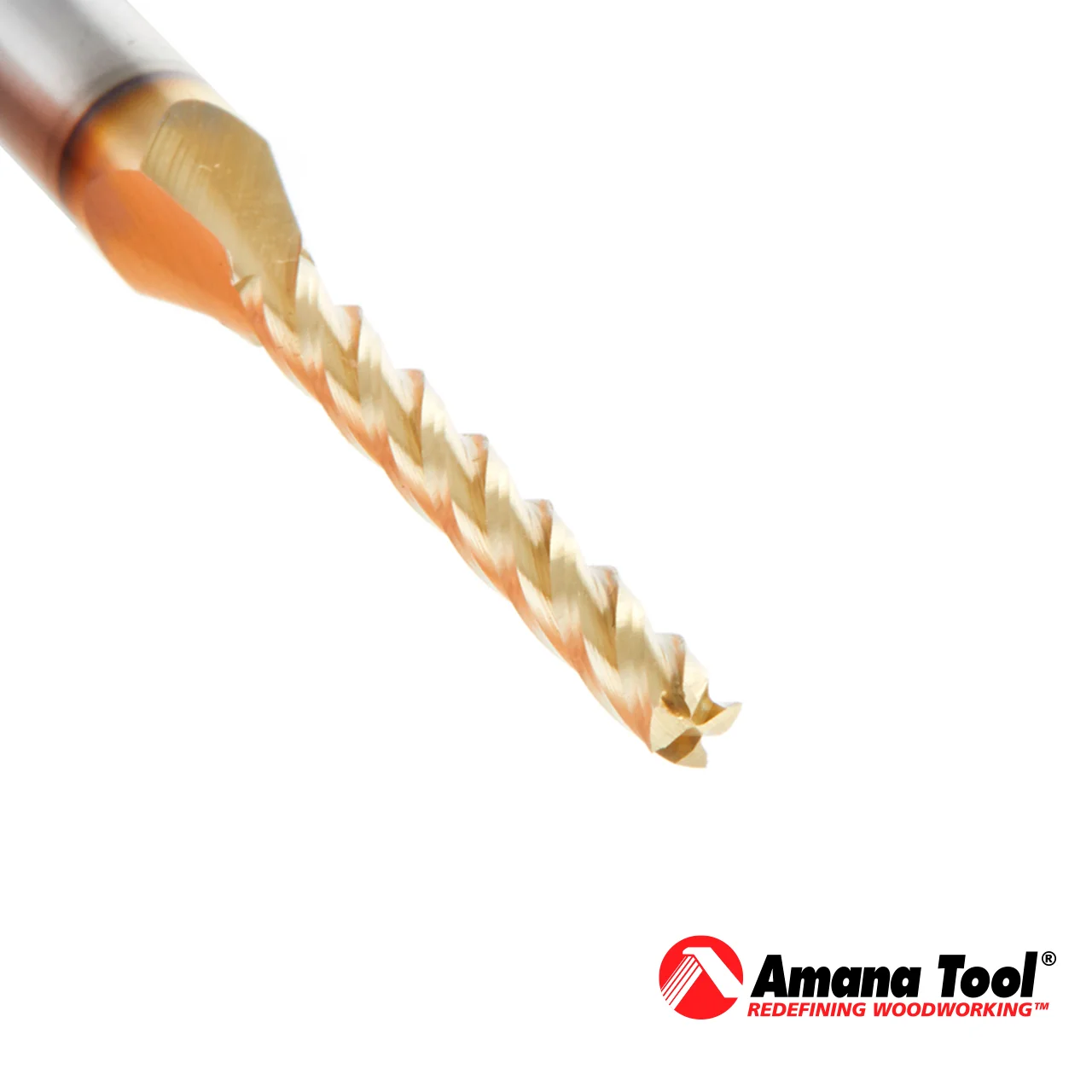HSS1312 (Bajo pedido 10-12 días Aprox) - Fresa de corte ascendente CNC con recubrimiento ZrN, ángulo cónico de 0.10°, diámetro de 1/8" y vástago de 1/4" - Imagen 5