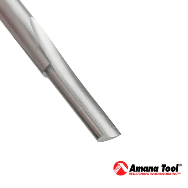 HSS1504  (Bajo pedido: 10-12 días) – Fresa HSS de un solo filo 1/4" | Para plásticos - Imagen 3