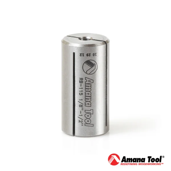RB-115 (Bajo pedido: 10-12 días) - Reductor de fresa Amana Tool | Acero | 1/2"