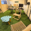 Juego de Terraza 1 Silla Mecedora + Mesa de Hoja - Imagen 2