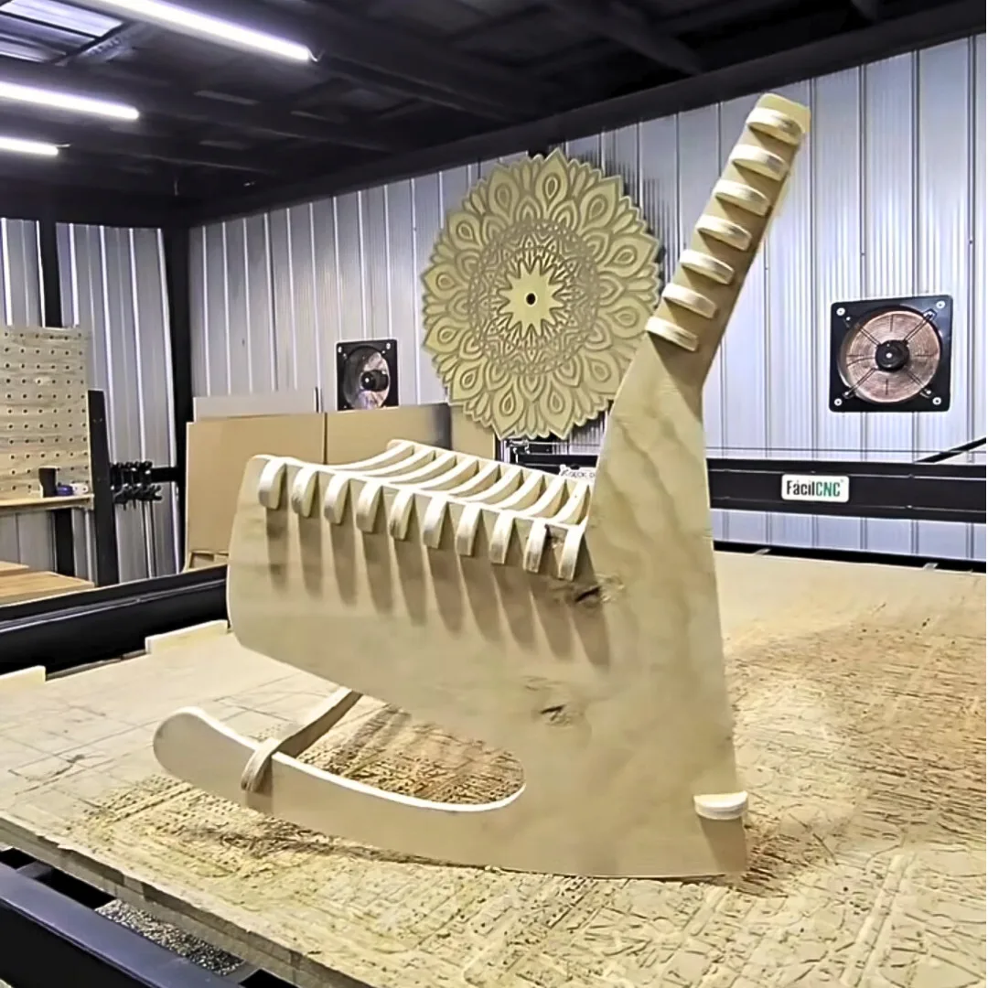 Silla Mecedora (Solo Vector) - Imagen 3