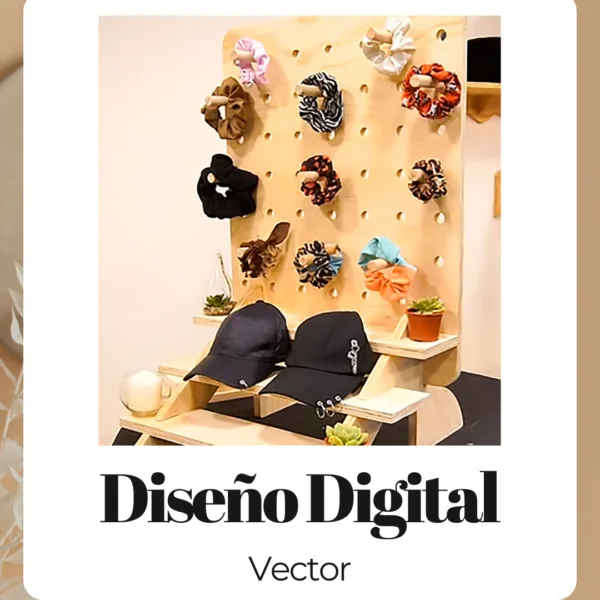 Diseño Repisa Emprendedora (Solo Vector)