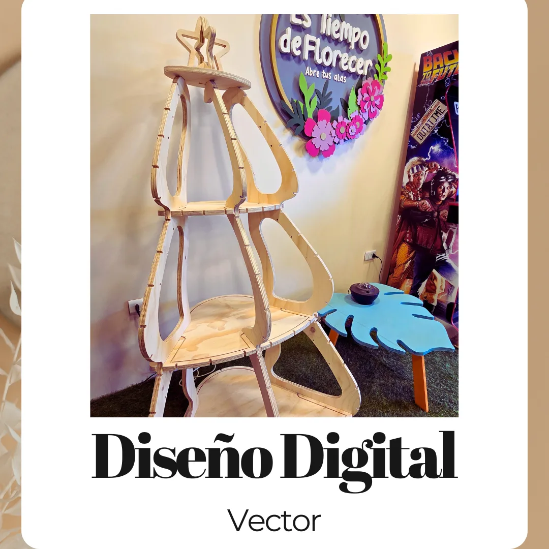 (Solo Vector) Árbol Navideño Rascador de Gatos