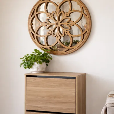 Plantilla CNC Espejo Mandala (Archivo + Guía)